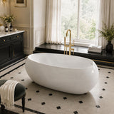 Lukka Voga Acrylic Freestanding Bathtub with Overflow Variant Colour Available 1800mm