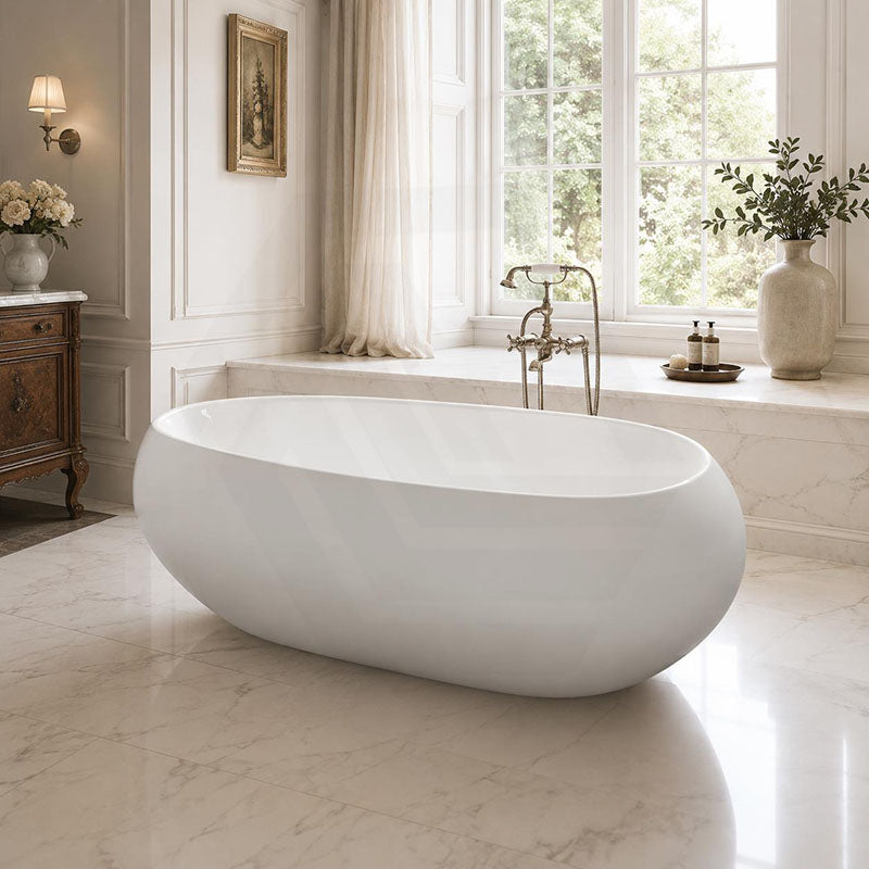 Lukka Voga Acrylic Freestanding Bathtub with Overflow Variant Colour Available 1800mm