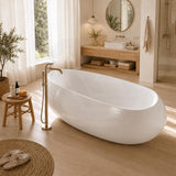 Lukka Voga Acrylic Freestanding Bathtub with Overflow Variant Colour Available 1800mm