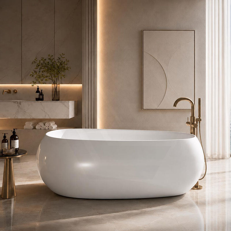 Lukka Voga Acrylic Freestanding Bathtub with Overflow Variant Colour Available 1800mm