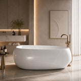 Lukka Voga Acrylic Freestanding Bathtub with Overflow Variant Colour Available 1800mm