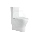 Lukka Verona 650x390x900mm Gloss White Tornado Rimless Back to Wall Toilet Suite