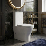 Lukka Verona Tornado Rimless Back to Wall Toilet Suite 650x390x900mm - Gloss White
