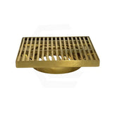 115x115mm Linear Floor Waste Drain Stainless Steel 80mm Outlet Colours Available