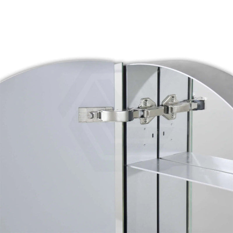 600mm Round Luminaire LED Backlit Mirror Shaving Cabinet Pencil Edge White