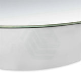 600mm Round Luminaire LED Backlit Mirror Shaving Cabinet Pencil Edge White