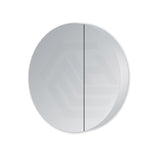 600mm Round Luminaire LED Backlit Mirror Shaving Cabinet Pencil Edge White