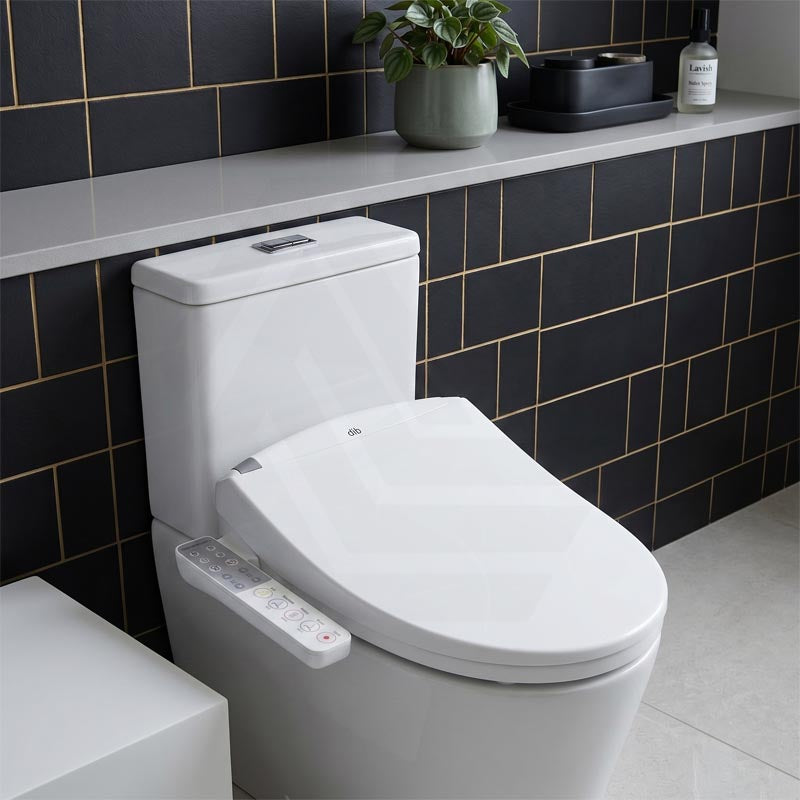 Intelligent Electric Bidet Toilet Seat with Instant Heating & Auto Washer For Toilet 496/528x406x145mm - Gloss White