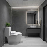 Intelligent Electric Bidet Toilet Seat with Instant Heating & Auto Washer For Toilet 496/528x406x145mm - Gloss White