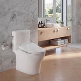 Smart Electric Bidet Toilet Seat with Energy Saving & Instant Heating 496/528x470x145mm - White