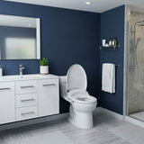 Smart Electric Bidet Toilet Seat with Energy Saving & Instant Heating 496/528x470x145mm - White