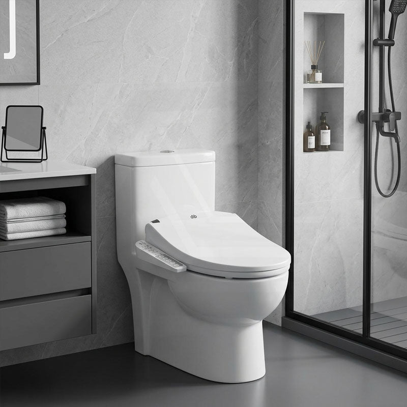 Smart Electric Bidet Toilet Seat with Energy Saving & Instant Heating 496/528x470x145mm - White