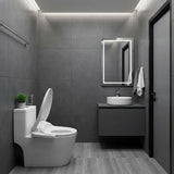 Smart Electric Bidet Toilet Seat with Energy Saving & Instant Heating 496/528x470x145mm - White