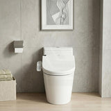 Smart Electric Bidet Toilet Seat with Energy Saving & Instant Heating 496/528x470x145mm - White