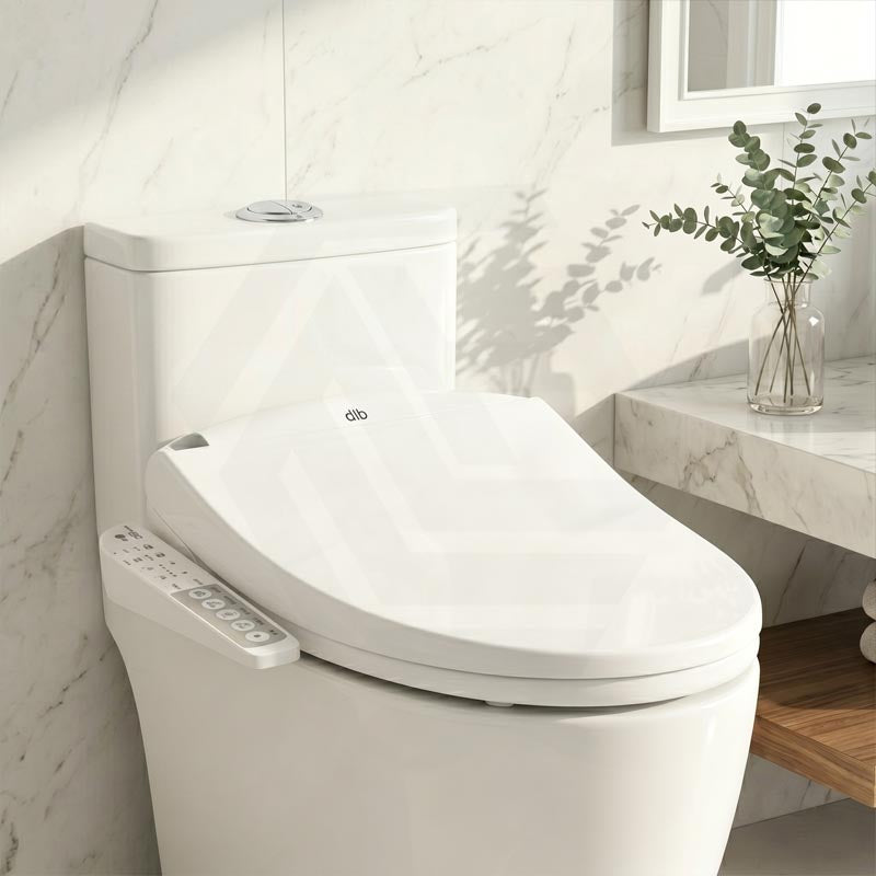 Smart Electric Bidet Toilet Seat with Energy Saving & Instant Heating 496/528x470x145mm - White