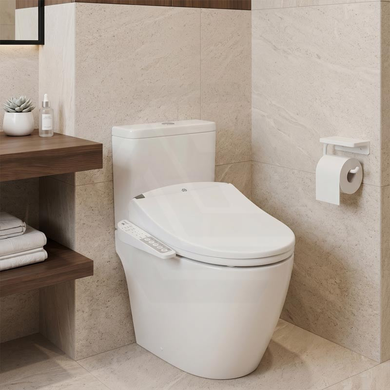 Smart Electric Bidet Toilet Seat with Energy Saving & Instant Heating 496/528x470x145mm - White