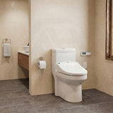 Smart Electric Bidet Toilet Seat with Wireless Remote Controller 496/528x470x145mm - White