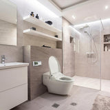 Smart Electric Bidet Toilet Seat with Wireless Remote Controller 496/528x470x145mm - White
