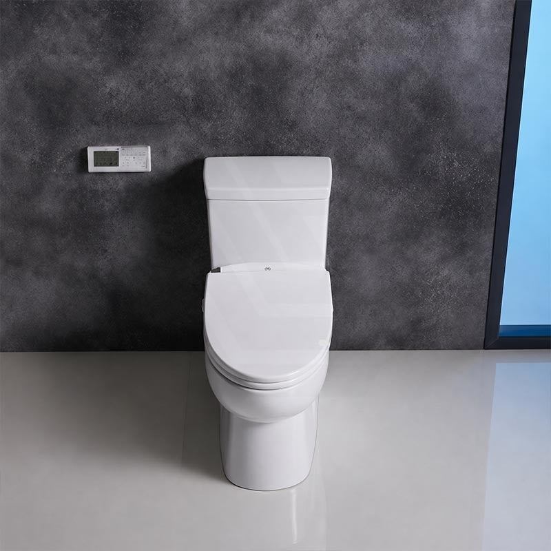 Smart Electric Bidet Toilet Seat with Wireless Remote Controller 496/528x470x145mm - White