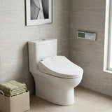 Smart Electric Bidet Toilet Seat with Wireless Remote Controller 496/528x470x145mm - White