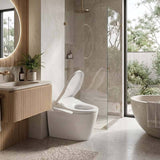 Intelligent Electric Toilet Cover Seat with Instant Water Heating and Air Dryer for Toilet - Two Shapes Available