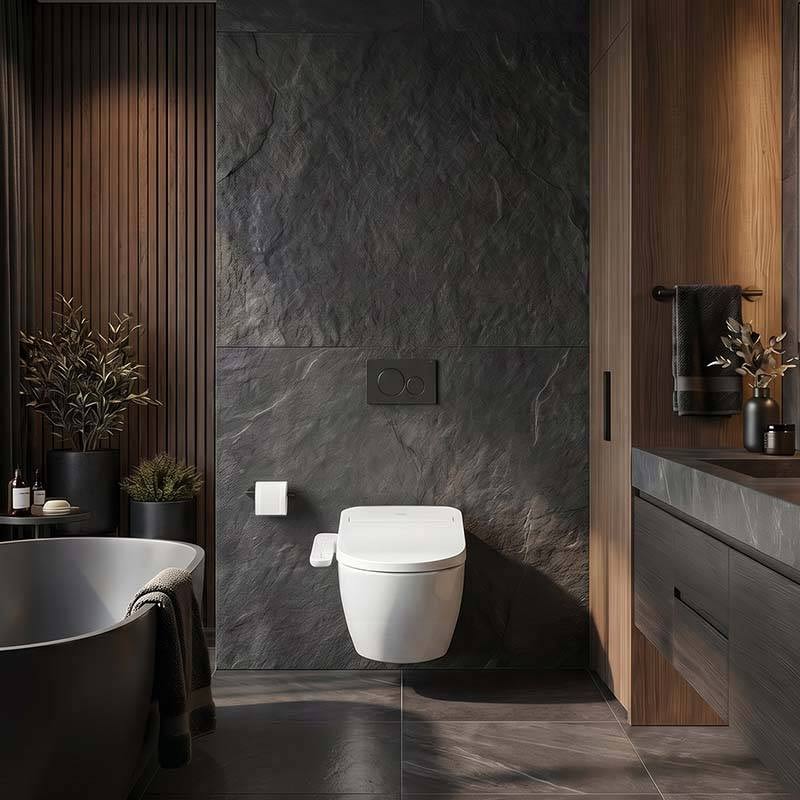 Intelligent Electric Toilet Cover Seat with Instant Water Heating and Air Dryer for Toilet - Two Shapes Available