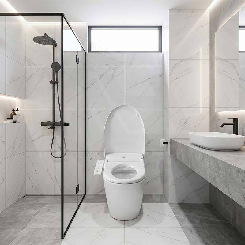 Intelligent Electric Toilet Cover Seat with Instant Water Heating and Air Dryer for Toilet - Two Shapes Available