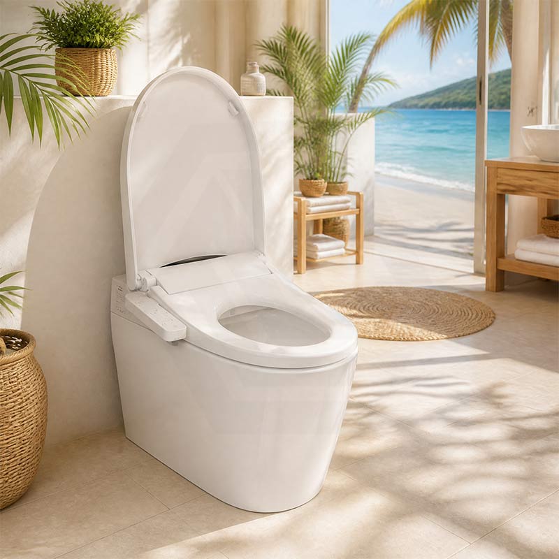 Intelligent Electric Toilet Cover Seat with Instant Water Heating and Air Dryer for Toilet - Two Shapes Available