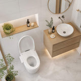 Intelligent Electric Toilet Cover Seat with Instant Water Heating and Air Dryer for Toilet - Two Shapes Available