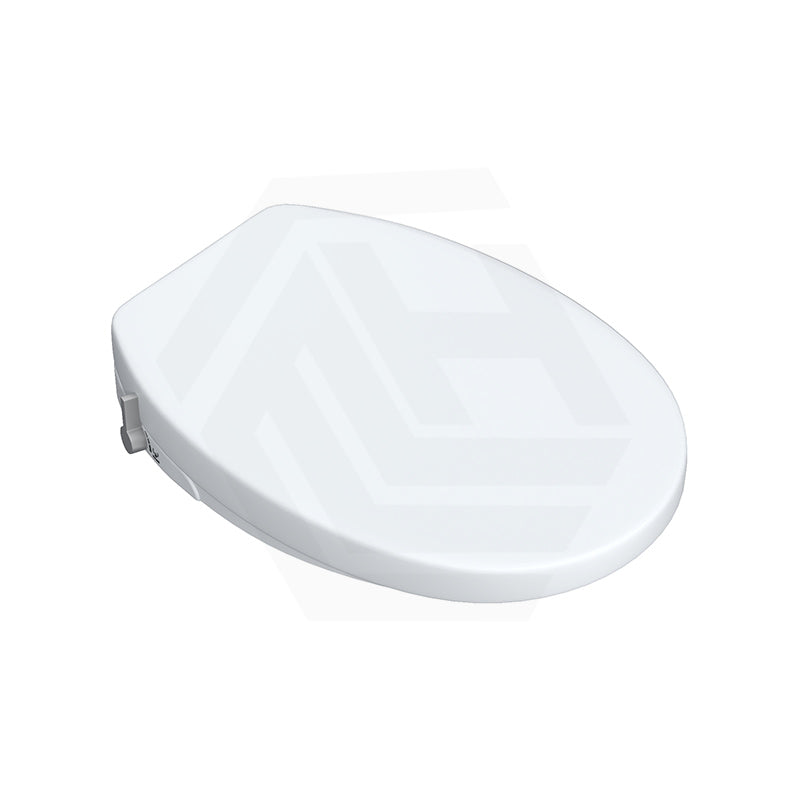 480x370mm Round Toilet Cover Seat with Posterior Wash and Self Nozzle Cleaning for toilet - White