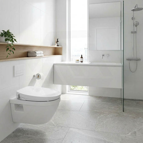 480x370mm Round Toilet Cover Seat with Posterior Wash and Self Nozzle Cleaning for toilet
