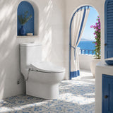 Electric Intelligent Toilet Cover Seat with Instant Heating and Self-cleaning for toilet 512x375x95mm - White