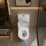 Electric Intelligent Toilet Cover Seat with Instant Heating and Self-cleaning for toilet 512x375x95mm - White