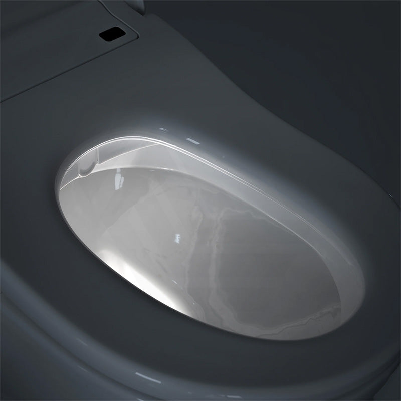 Smart Heated Bidet Seat with Built-in Speaker for D Shape / Round Shape Toilets 500x365/390x108mm - Variant Colour