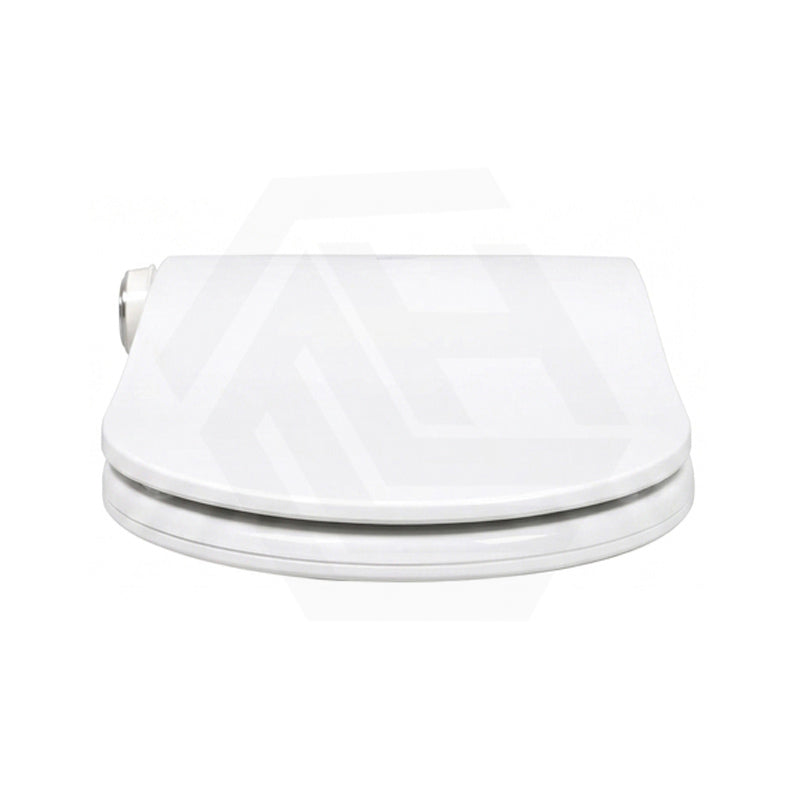 Smart Heated Bidet Seat with Built-in Speaker for D Shape / Round Shape Toilets 500x365/390x108mm - Variant Colour