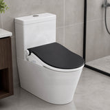 Smart Heated Bidet Seat with Built-in Speaker for D Shape / Round Shape Toilets 500x365/390x108mm - Variant Colour