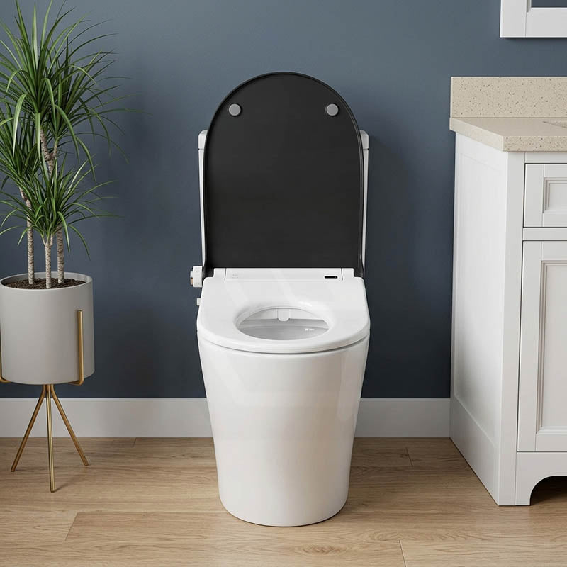 Smart Heated Bidet Seat with Built-in Speaker for D Shape / Round Shape Toilets 500x365/390x108mm - Variant Colour