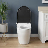 Smart Heated Bidet Seat with Built-in Speaker for D Shape / Round Shape Toilets 500x365/390x108mm - Variant Colour