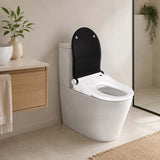 Smart Heated Bidet Seat with Built-in Speaker for D Shape / Round Shape Toilets 500x365/390x108mm - Variant Colour