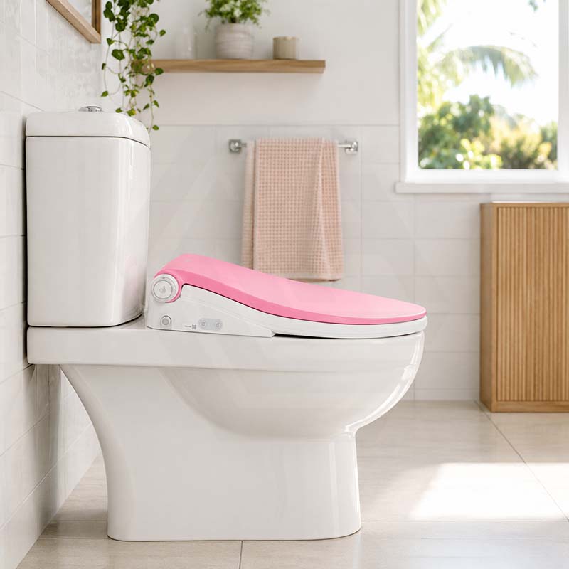 Smart Heated Bidet Seat with Built-in Speaker for D Shape / Round Shape Toilets 500x365/390x108mm - Variant Colour