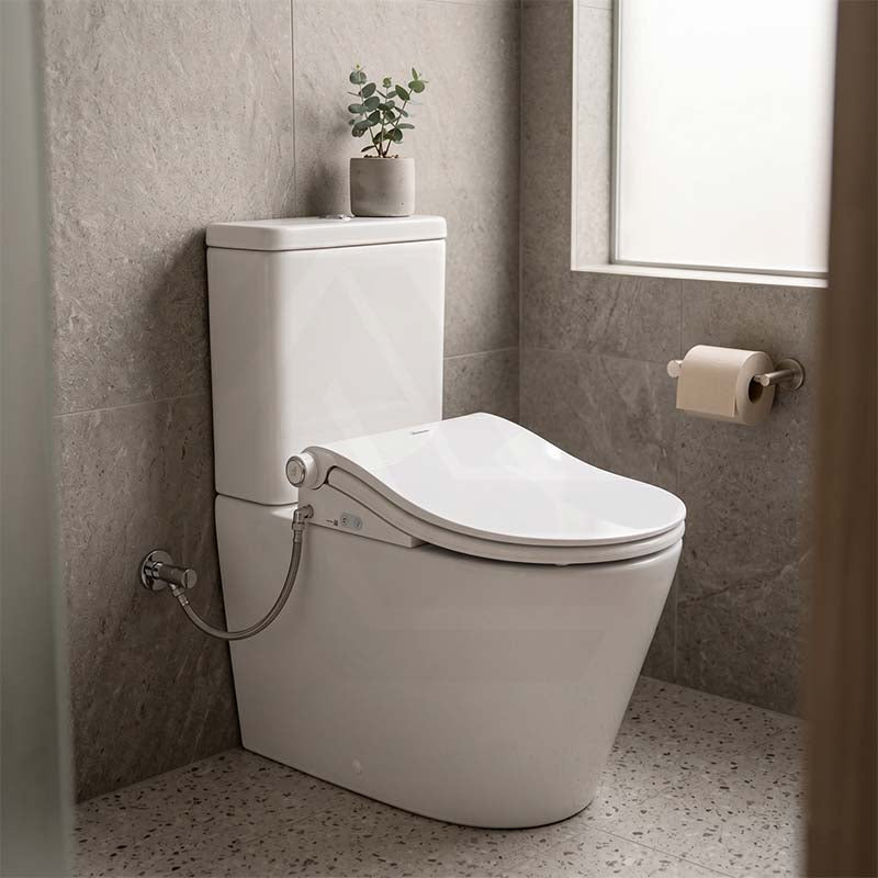 Smart Heated Bidet Seat with Built-in Speaker for D Shape / Round Shape Toilets 500x365/390x108mm - Variant Colour