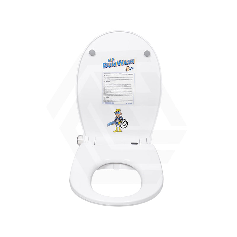 Smart Heated Bidet Seat with Built-in Speaker for D Shape / Round Shape Toilets 500x365/390x108mm - Variant Colour
