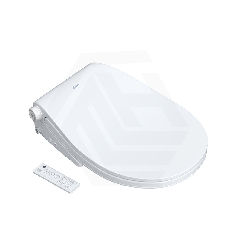 Smart Heated Bidet Seat with Built-in Speaker for D Shape / Round Shape Toilets 500x365/390x108mm - Variant Colour