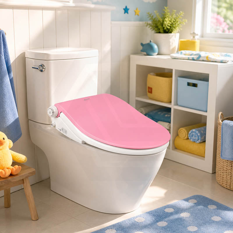 Smart Heated Bidet Seat with Built-in Speaker for D Shape / Round Shape Toilets 500x365/390x108mm - Variant Colour