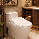 Smart Heated Bidet Seat with Built-in Speaker for D Shape / Round Shape Toilets 500x365/390x108mm - Variant Colour
