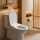Smart Heated Bidet Seat with Built-in Speaker for D Shape / Round Shape Toilets 500x365/390x108mm - Variant Colour