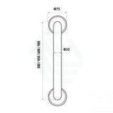 Linkware Care Accessible Grab Rail 300/450/600mm