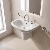 Linkware Solid Brass Lever Basin Set for Care and Disabled - Chrome