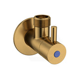 Linkware DAN ELLE Solid Brass 1/4 Turn Ceramic Disk Mini Cistern Cock Variant Colour Available