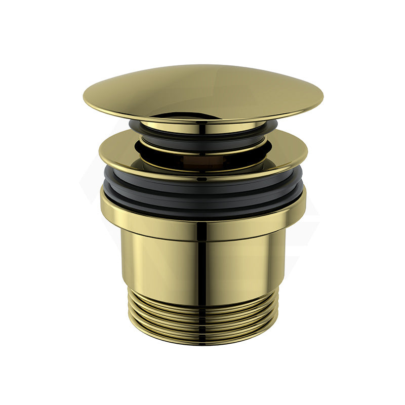 G#3(Gold) Linkware 32/40mm Brushed Gold Universal Pop Up Waste with Overflow & No Overflow